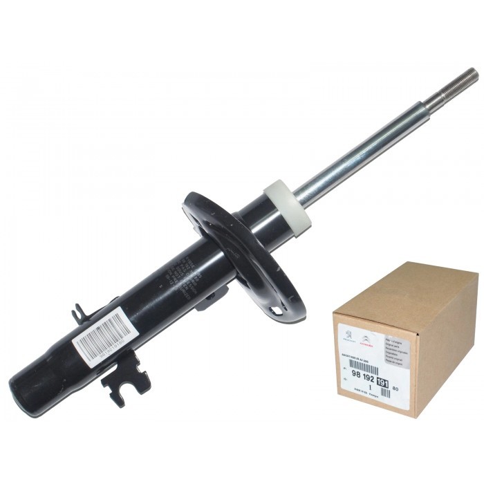 Suspension avant gauche pour corriger les bruits et vibrations sur Peugeot 301 et C-Elysee