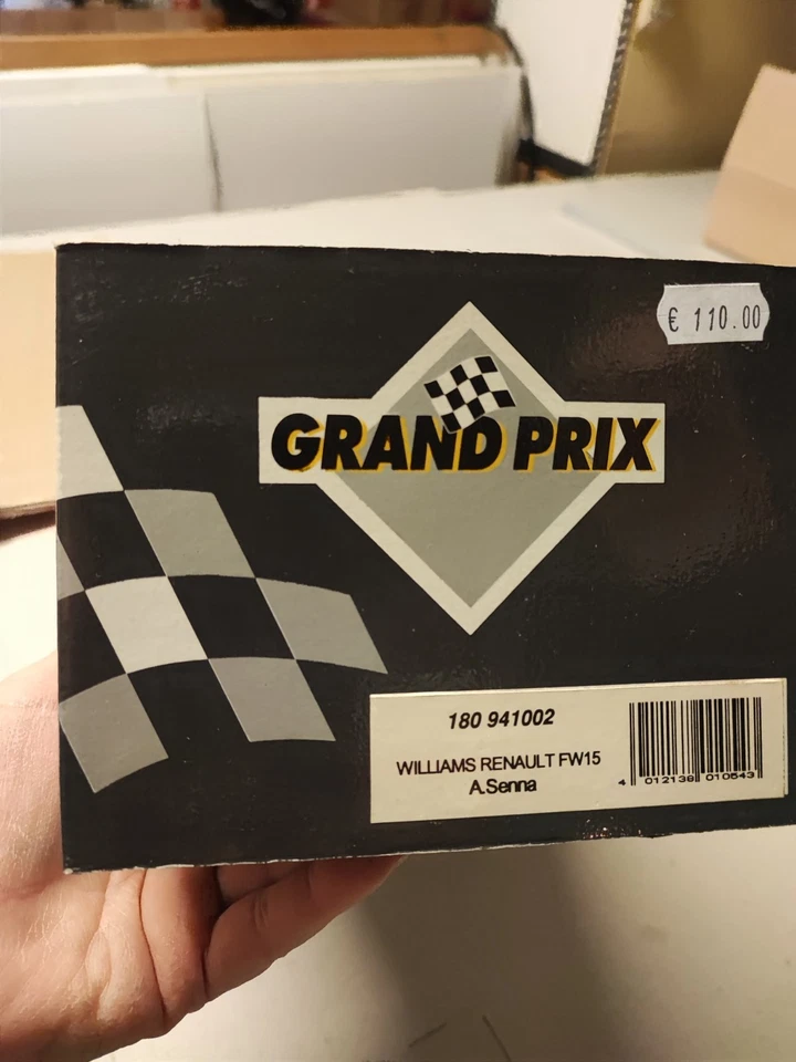 PMA MINICHAMPS F1 941002 WILLIAMS RENAULT FW15 SENNA 1/18 SCALE DIE CAST MODEL - Immagine 3 di 4