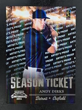 2011 Playoff Contenders #39 Andy Dirks /49 Artist's Proof Detroit Tigers