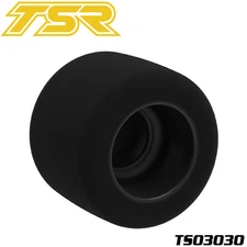 Team Saxo TS03030 GK-200 Pre-Glued Rear Foam Tires 25 Shore (2) RC Go Kart Part