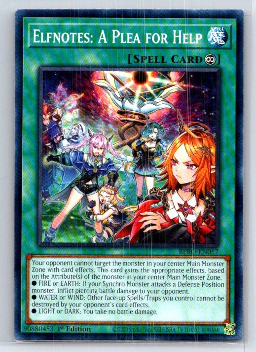 Elfnotes: A Plea for Help BPRO-EN057 Burst Protocol Yu-Gi-Oh LP