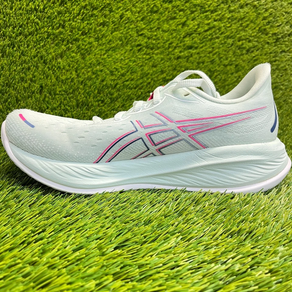 Zapatillas deportivas para correr Asics Gel-Cumulus 26 para mujer talla 9,5 azul rosa Foto 2 de 4