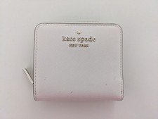 NWOT Kate Spade New York Staci Saffiano Leather Small Zip Wallet Cream - READ