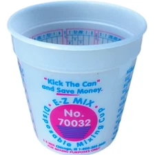E-Z MIX 1 Quart Paint Mixing Cup 32 Ounce 70032 - 100 Count Box