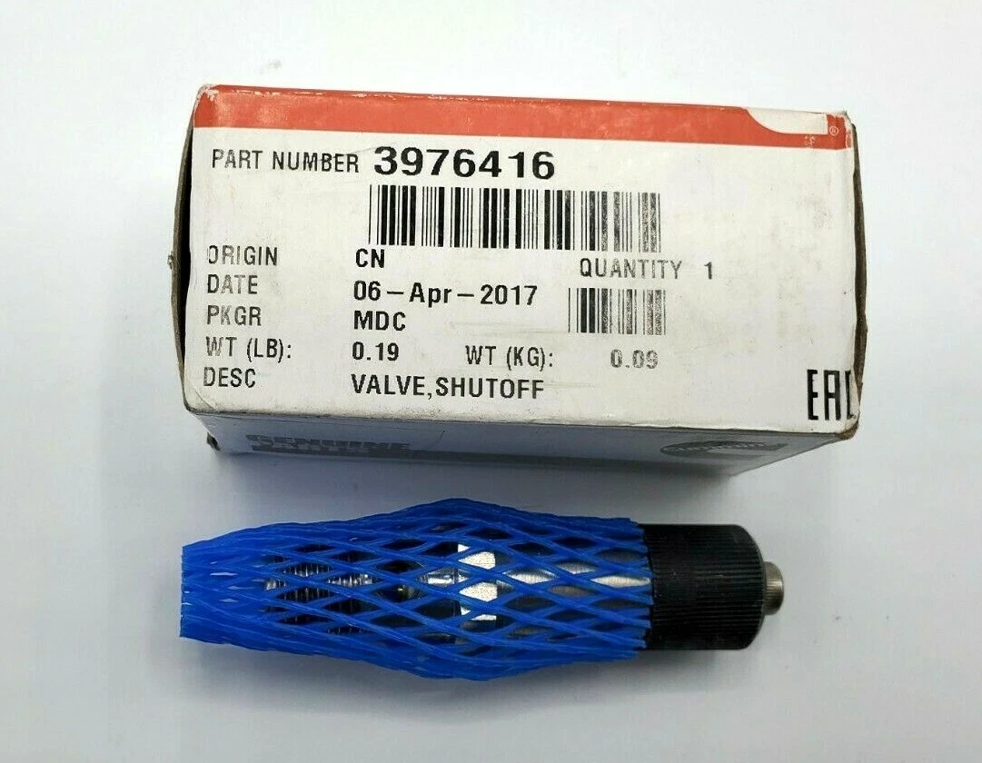 Cummins VALVE,SHUTOFF 3976416 8.3 liter C engines. | eBay 