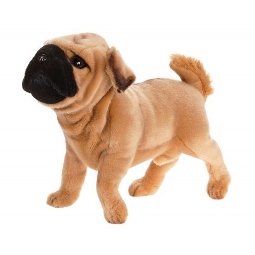 Hansa Pug Dog Long Plush Animal Stuffed Toy Realistic Crafted Handmade 5951 for sale online | eBay