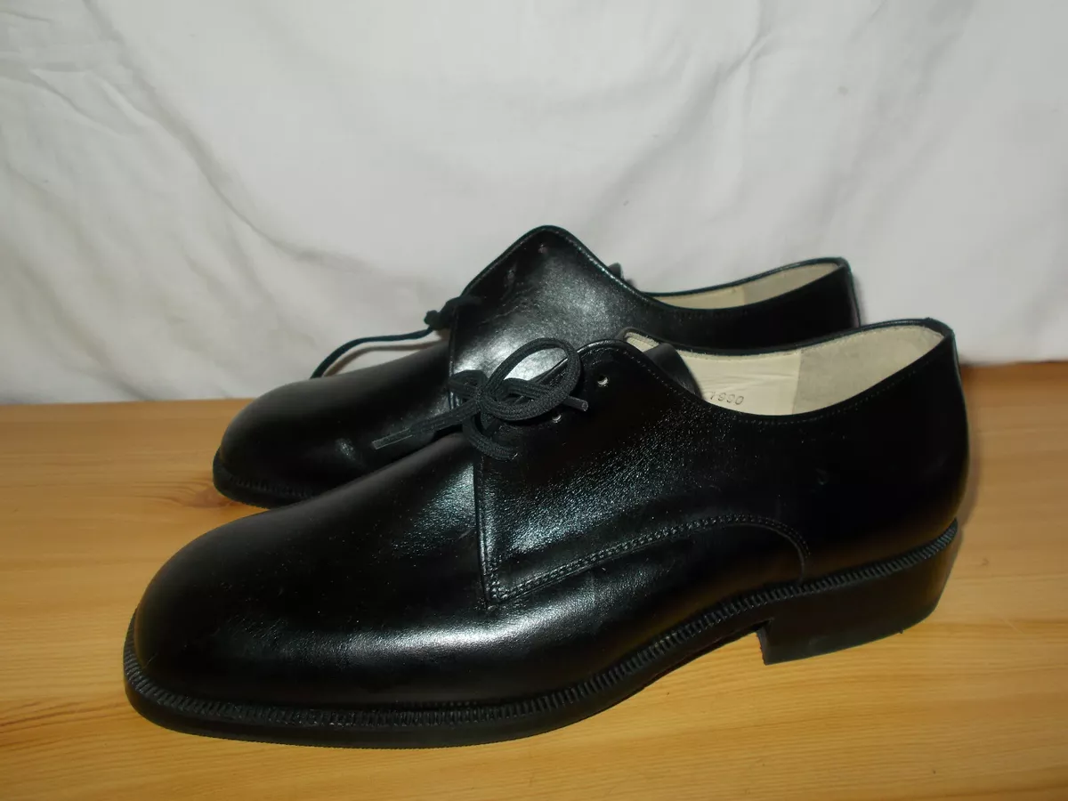 SALAMANDER pedestrian city derbies shoes leather black size 41 7.5