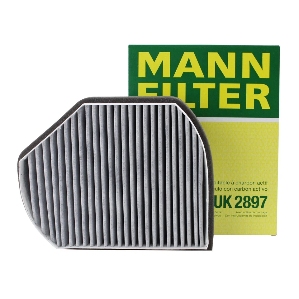 Filtro de aire de cabina de carbono Mann OEM para Mercedes W202 S202 C208 A208 R170 C220 nuevo Foto 2 de 4