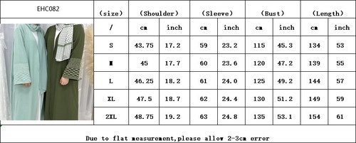 Open Cardigan Abaya Muslim Women Maxi Dress Kimono Kaftan Robe Islamic Arab Gown - Picture 217 of 223