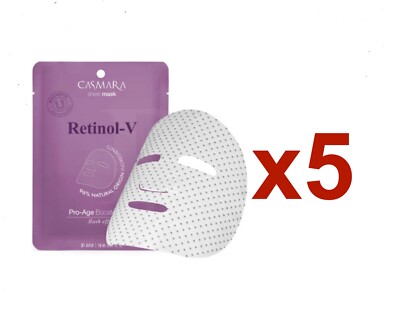 5 x Firming face mask Casmara Pro-Age Booster Retinol-V 1pcs