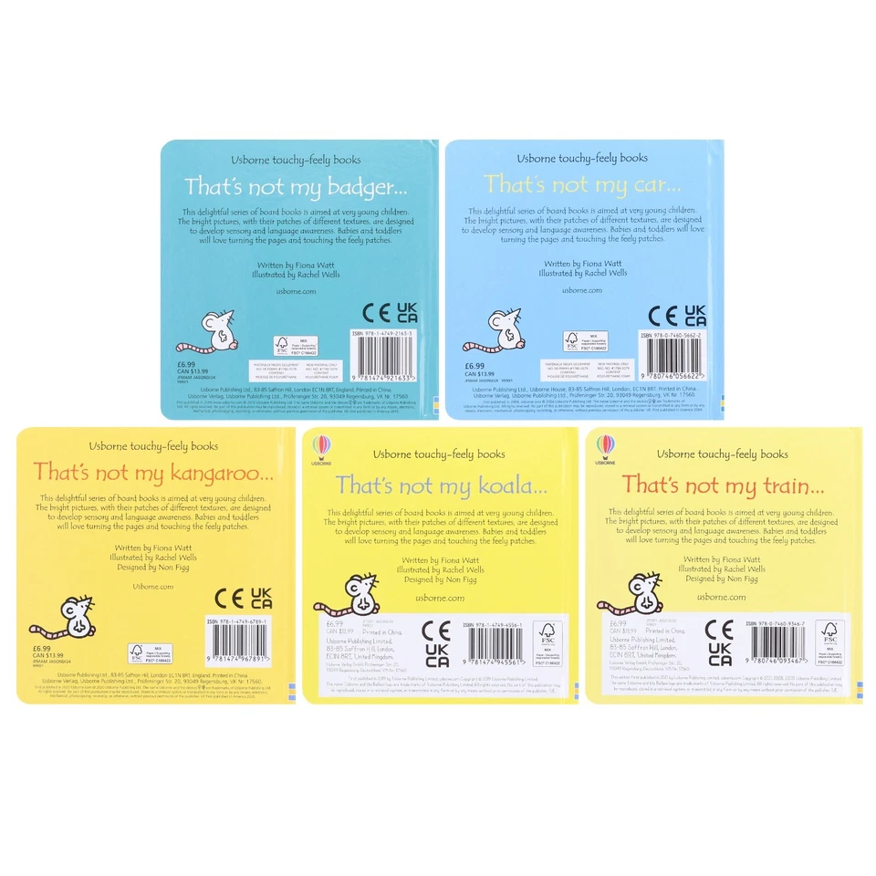 Usborne touchy feely books:That's not my Collection 5: 5 Books Set-Ages 0-3 -BB - Image 3 of 4