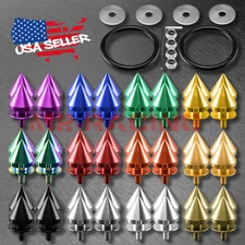 JDM Spike Quick Release Fasteners For Car Bumpers Trunk Fender Hatch Lids Kit