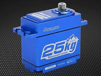 Power HD HV Waterproof Digital Servo 25kg / 347.2oz / 0.14s @7.4V for RC Crawler