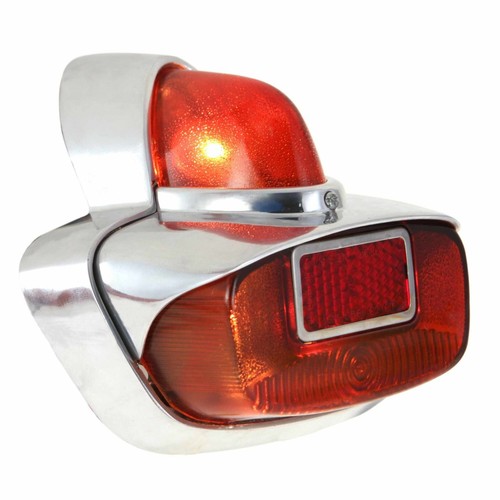 Kit Clignotants Avant + Arrière Orange Pour Vespa PX 125-150-200 - Plastique Avec Pierres - 5