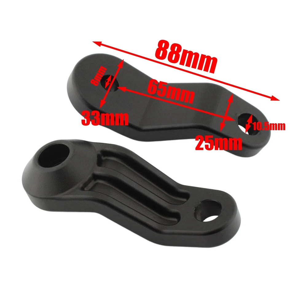 Soporte reubicador de señal cromado para motocicleta para Triumph Thruxton Street Cup 00-18 Foto 4 de 4