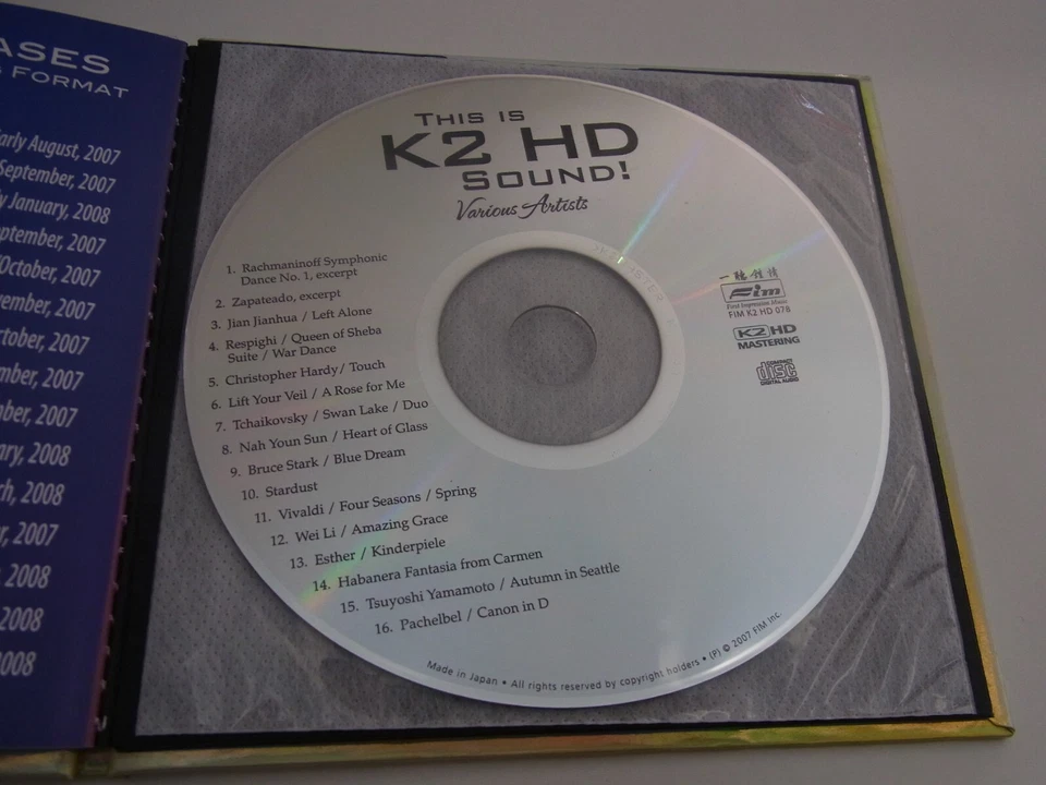 This is K2 HD  Sound    K2HD  CD   (   Fim  ) - Bild 3 von 3