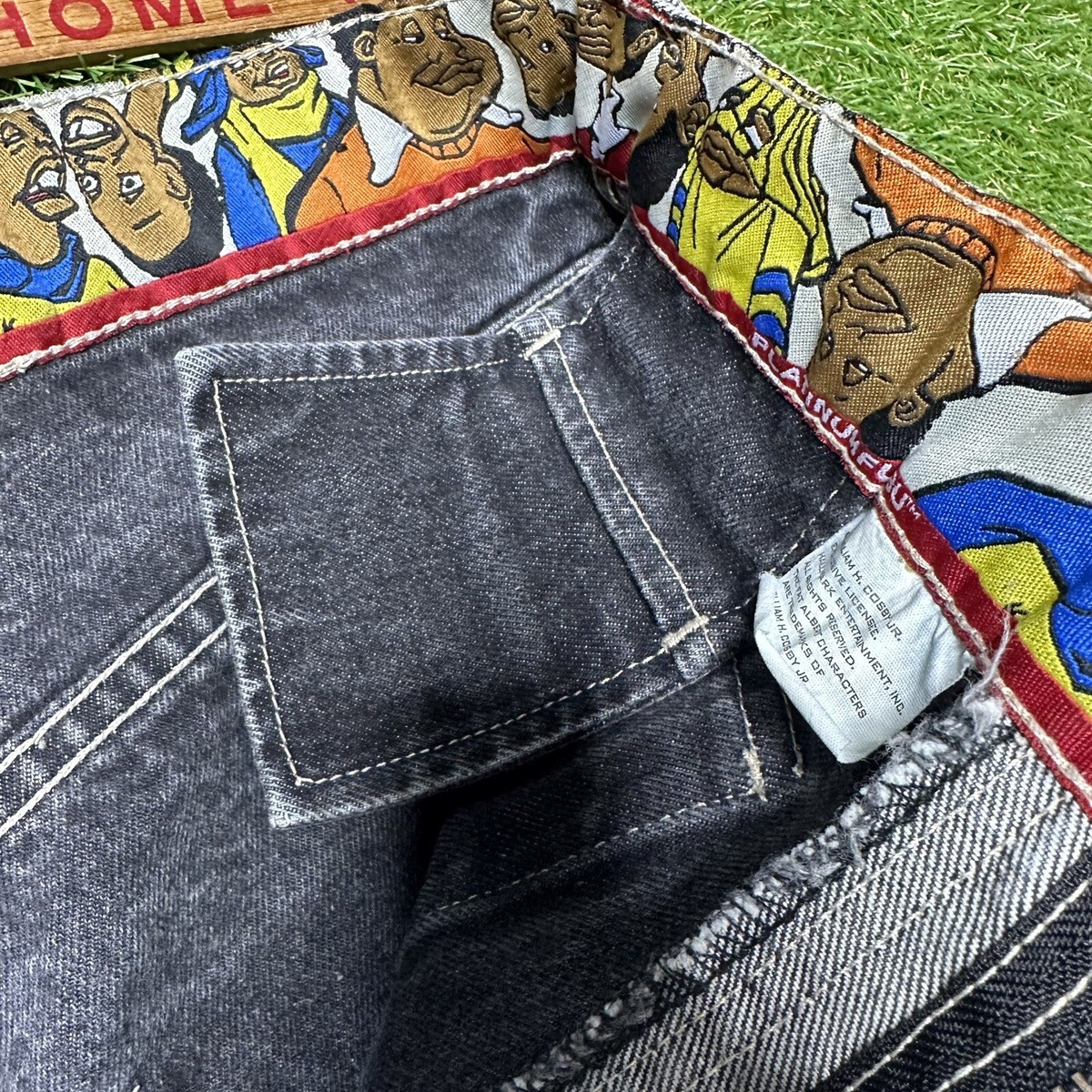 Vintage Platinum FUBU Jeans Mens 32X32 Blue GrayFat Albert