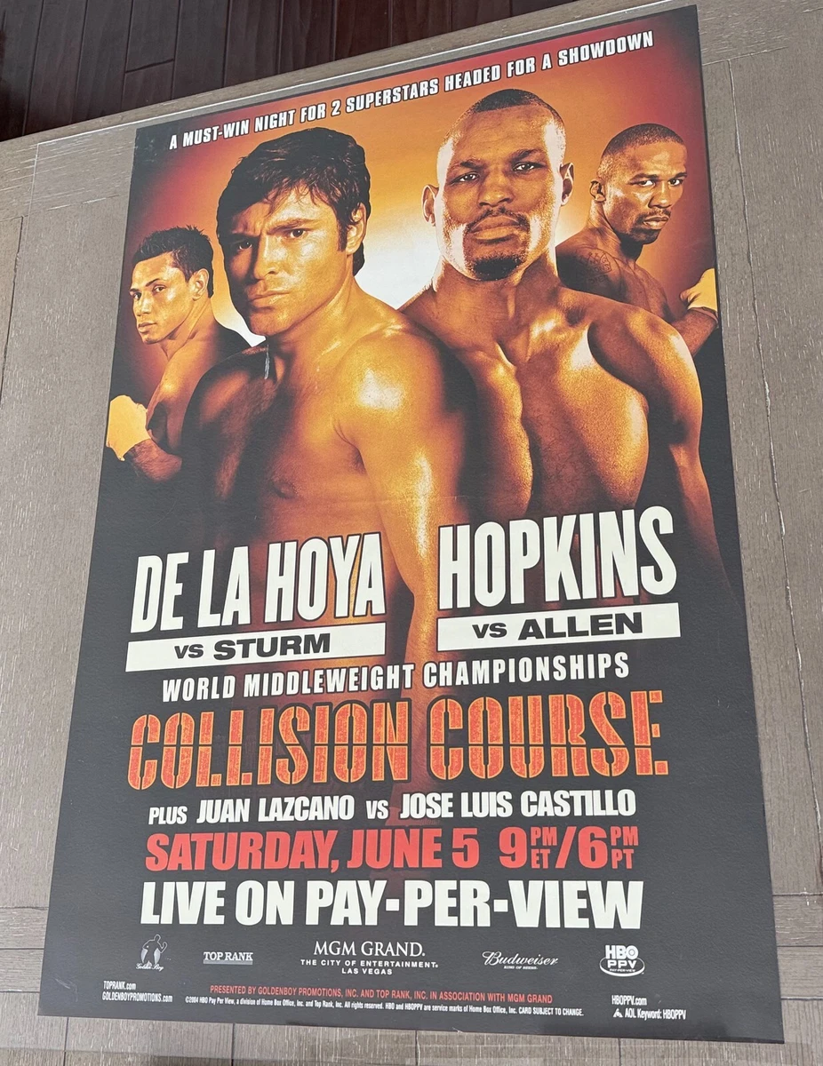 デラホーヤvsトリニダード　ファイト オブ ザ ミレニアム　ボクシングポスター Oscar De La Hoya Boxing Fan Posters for sale | eBay