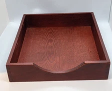 Vintage Mahogany File Tray Letter Size Dovetailed Felt Bottom 50% Off