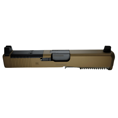GLOCK 19X MOS Slide OEM Complete GEN-5 Coyote 19-X Tall Sights