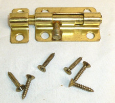 Gold Metal Door Bolt Slide Barrel Lock 2 Inch Long Window Gate Cabinet
