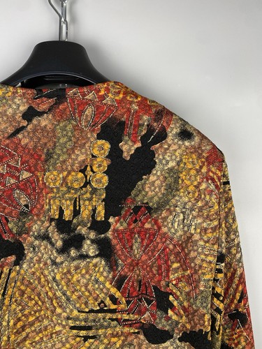 Vintage Joseph Ribkoff Womens Polyester Printed Multicolor Zip Blazer Jacket - Picture 15 of 17