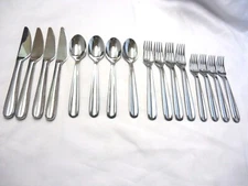 GOURMET SETTINGS DIVA STAINLESS FLATWARE 16-pieces