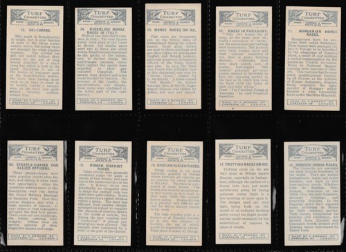 Carreras - 'Races - Historic & Modern (Small)' (1927) - Complete Set - Picture 4 of 6