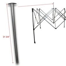 for ABCCANOPY Commercial Deluxe 10x10 Upper Peak Pole Replacement Parts (M, A)