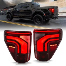 LED Sequential Tail Lights for Ford F-150 F150 XL STX 2021-2023 w/ DRL Rear Lamp
