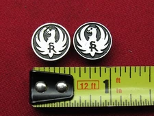 Ruger Handgun Grip Medallion (Set of 2) - Silver Phoenix 