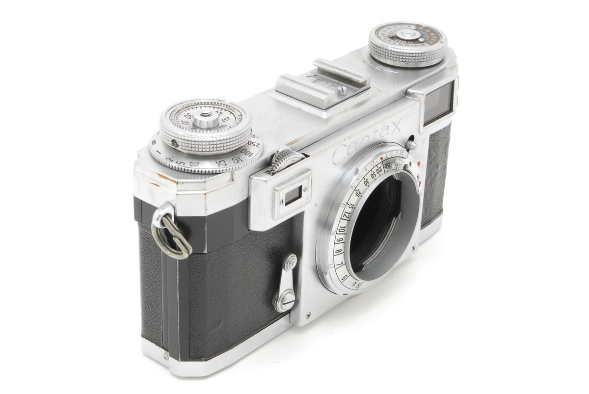 N MINT】Contax IIa Rangefinder Film Camera Sonnar 50mm f/2