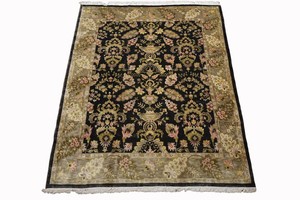 8X10-Tibetan-Area-Rug-Hand-Knotted-Black-European-Inspired-Carpet-8-x-10-2