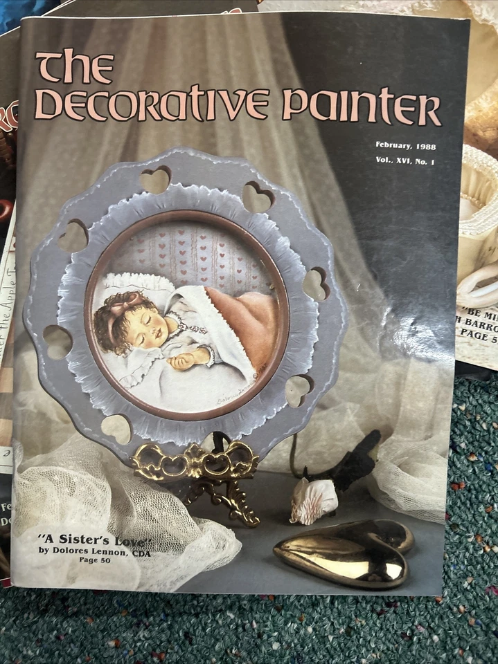 Vintage The Decorative Painter Magazine Mixed 1987-1991 Nine (9) issues - Image 3 of 4