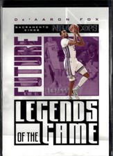 2020-21 Hoops #13 De'Aaron Fox Future Legends of the Game Sacramento Kings