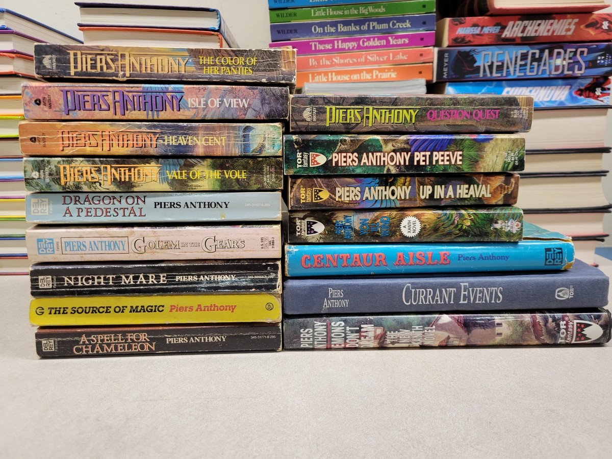 Lot of 16 Xanth Series Paperback and Hardcover Books by Piers