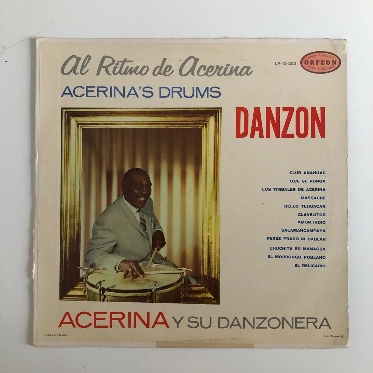 Acerina Y Su Danzonera, Danzon A Ritmo De Acerina, Mexican Lp WOC