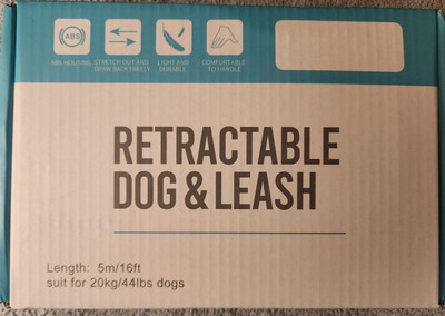  Dog Harness Leash Automatic Retractable Pet Leash NEW Blue/Gray
