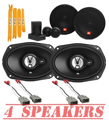JBL 6.5'' Component & 6x9'' Coax Speaker Upgrade Package for1998-2007 Honda Accord