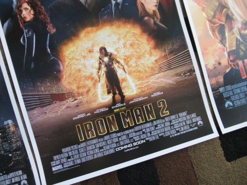 Marvel Iron Man Trilogy 1" x 17" Collector's Movie Posters ( Set of 3 ) - Picture 4 of 9