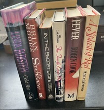 SELECTION OF SIX 1sT ED THRILLERS - HB DJ L FARSTEIN, ANTONIA FRASER, R COOK etc
