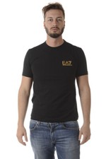 Emporio Armani EA7 T-Shirt Sweatshirt Man Black 6YPT86PJ20Z 1200 Sz S MAKE OFFER