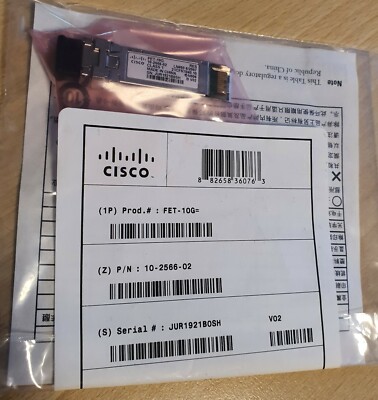Cisco Version 2  FET-10G Fabric Extender 10-2566-02 SFP+ OVP