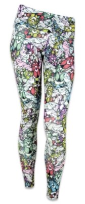 Grassroots California Ellie Paisley Love Bug Yoga Leggings High Waist Sz XS USA