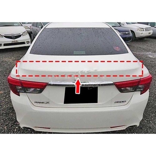 Unpainted FRP 2010-2019 Fit For TOYOTA Mark X 4D Sedan R Type Rear Trunk Spoiler - Picture 4 of 5