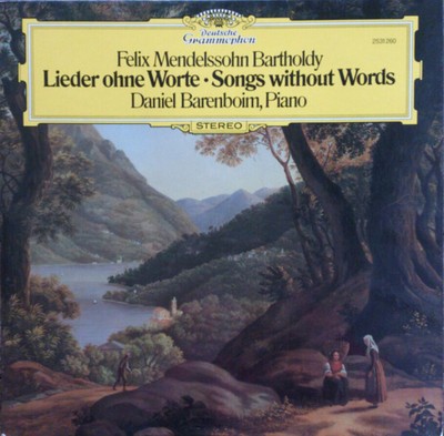 Felix Mendelssohn-Bartholdy - Daniel Barenboim - Lieder Ohne Worte (LP, Album, R