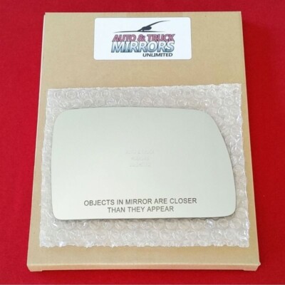 NEW Driver Side Mirror Glass With Adhesive For 2000-2006 BMW X5 - Auto Dim Fit Over Replacement, Lifetime Warranty