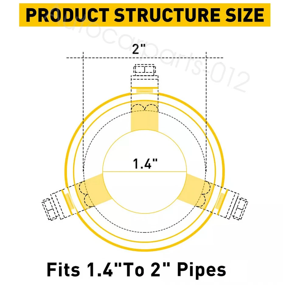 2PC For Porsche 911 Carrera Car Exhaust Pipe Tip Rear Tail Throat Muffler Black - Image 2 of 4