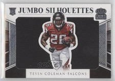 2015 Panini Crown Royale Jumbo Silhouettes 83/99 Tevin Coleman #JS-TC 0az