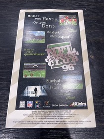 College Slam - Sega Saturn - Disc and Manual